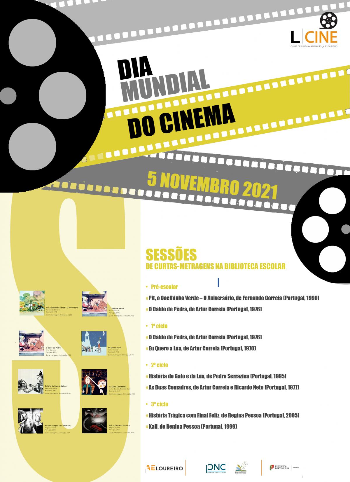 DIA MUNDIAL DO CINEMA – 5 NOVEMBRO 2021